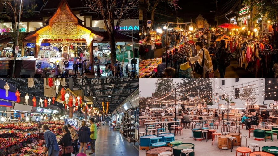 Chợ đêm Chiang Mai Night Bazaar – Thiên đường mua sắm và ẩm thực