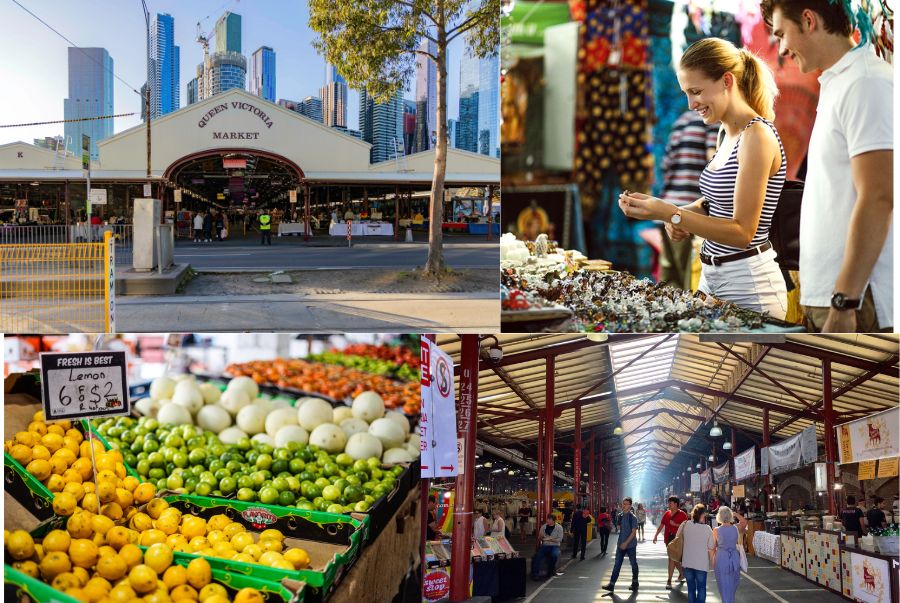 Queen Victoria Market là một khu chợ truyền thống lâu đời và nổi tiếng nhất Melbourne