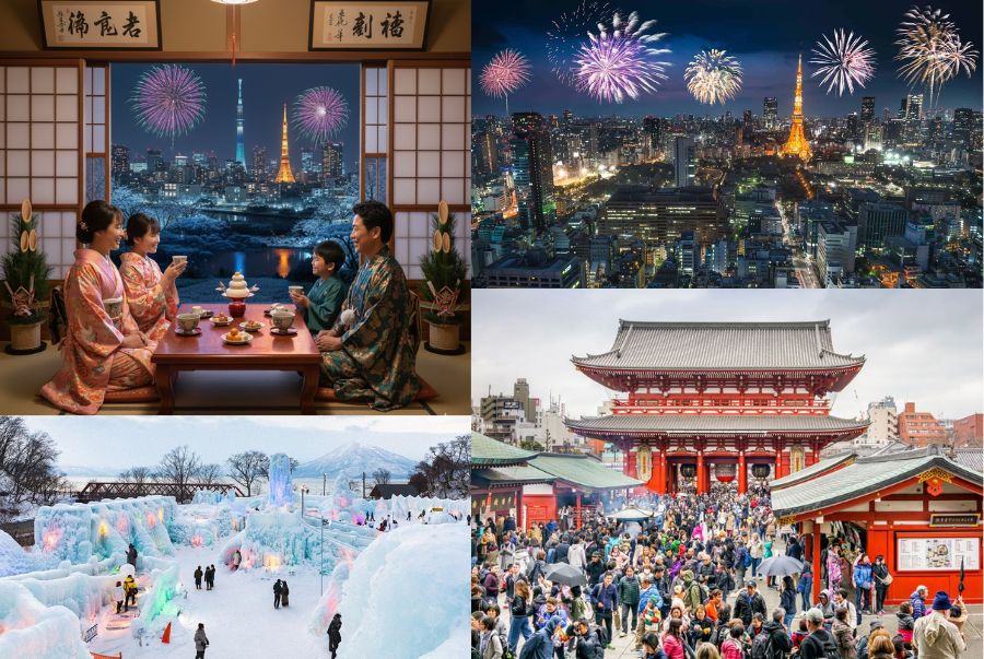 Đối với người Nhật, tết là thời điểm để thanh lọc tâm hồn, tôn vinh tổ tiên và khởi đầu một hành trình mới