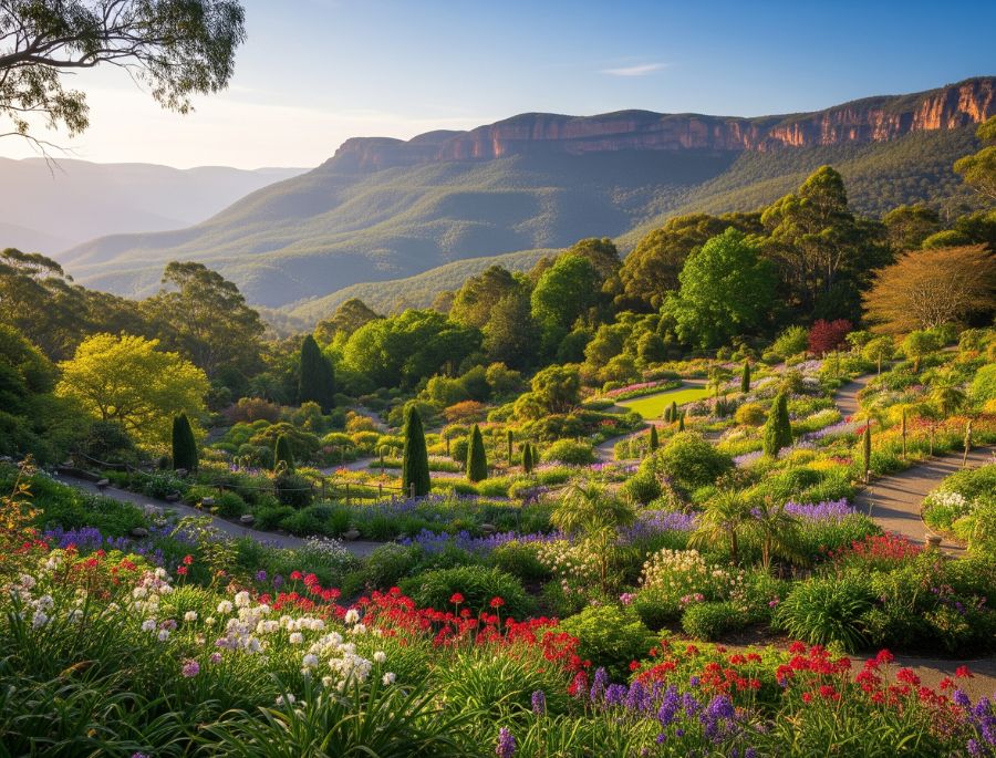 Blue Mountains Botanic Garden sở hữu thảm thực vật xinh đẹp mỗi khi mùa xuân gõ cửa