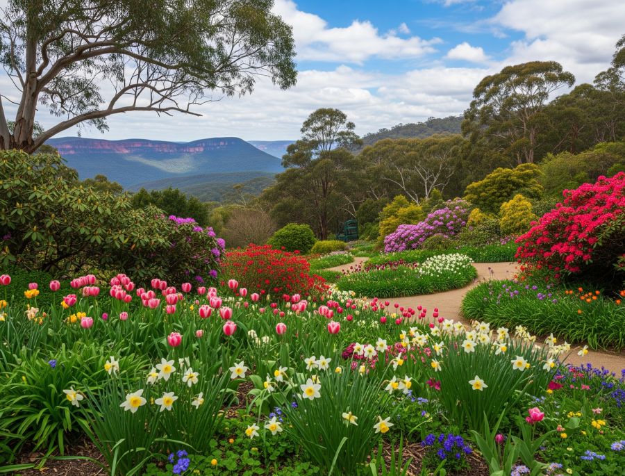 Hãy thử một lần đặt chân đến Blue Mountains Botanic Garden vào mùa xuân để cảm nhận vẻ đẹp thiên đường tại nơi đây