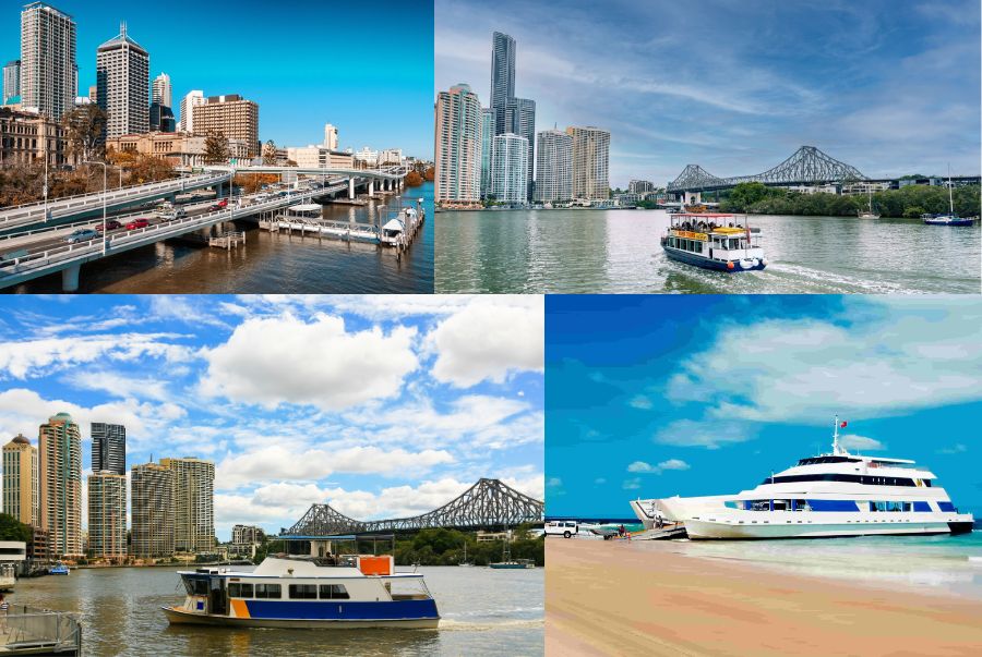 Các hoạt động trải nghiệm du thuyền trên sông Brisbane