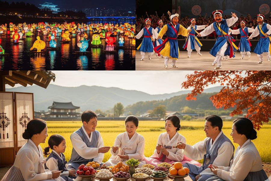 Mùa thu chính là mùa của lễ hội tại Hàn Quốc