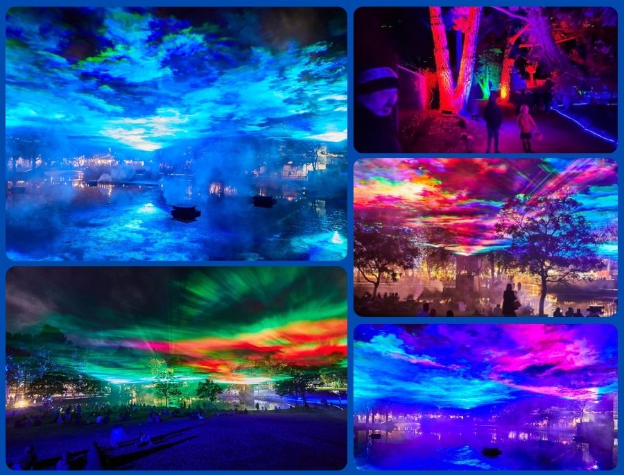 Borealis on the Lake là một trải nghiệm thị giác độc đáo lấy cảm hứng từ hiện tượng cực quang phương Bắc