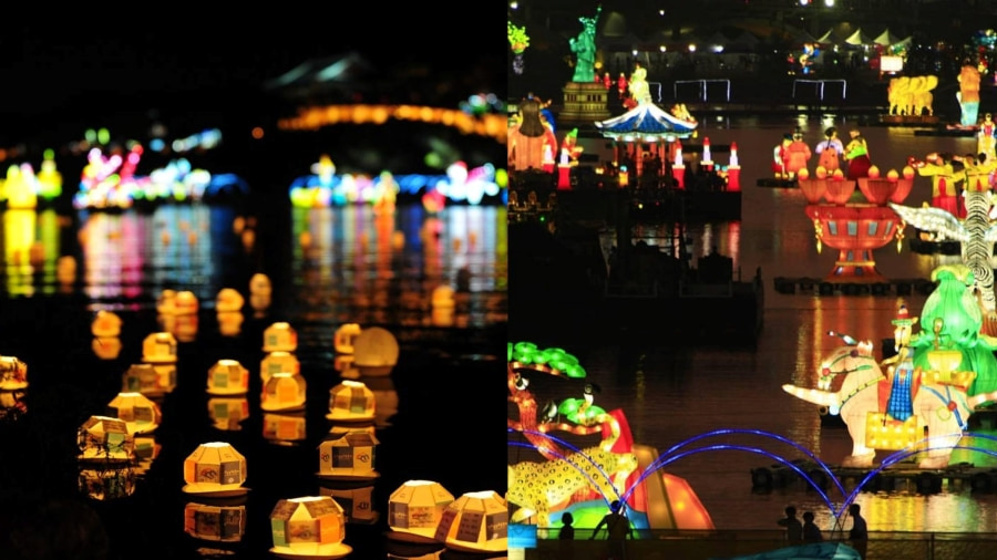 Lễ hội đèn lồng Jinju Namgang Yudeung là một trong những lễ hội mùa thu Hàn Quốc ngoạn mục nhất