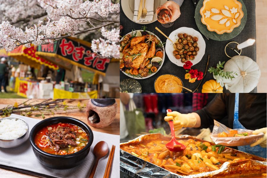 Những món ăn thơm ngon tại lễ hội Ẩm thực Mùa Xuân Daegu