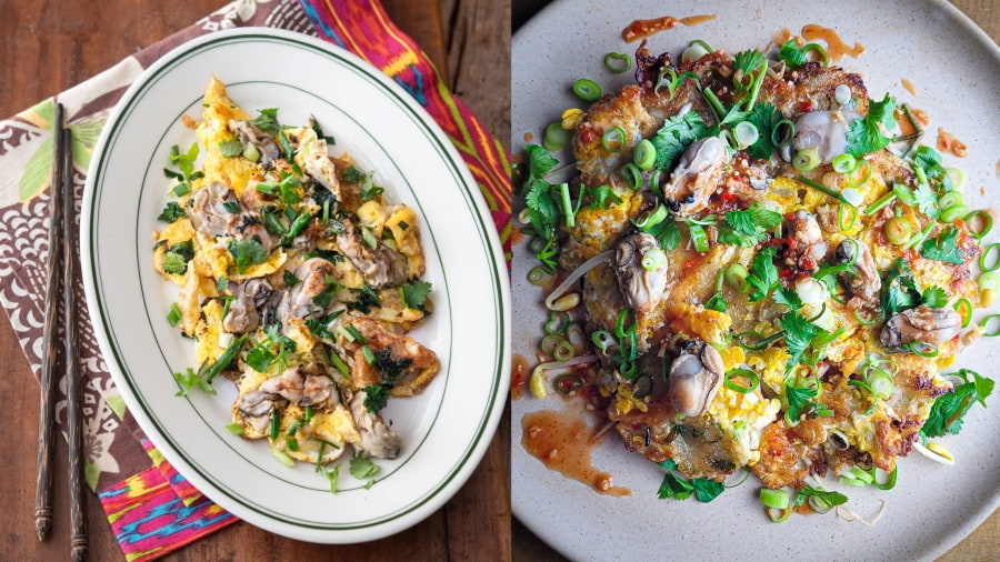 Trứng tráng hàu – Biển cả gói gọn trong từng miếng cắn