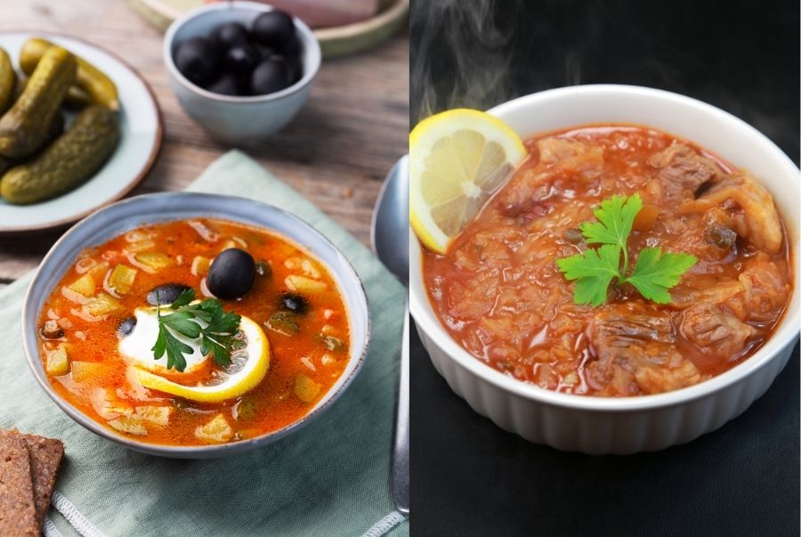 Solyanka - món súp sở hữu hương vị đặc trưng nhất của Nga