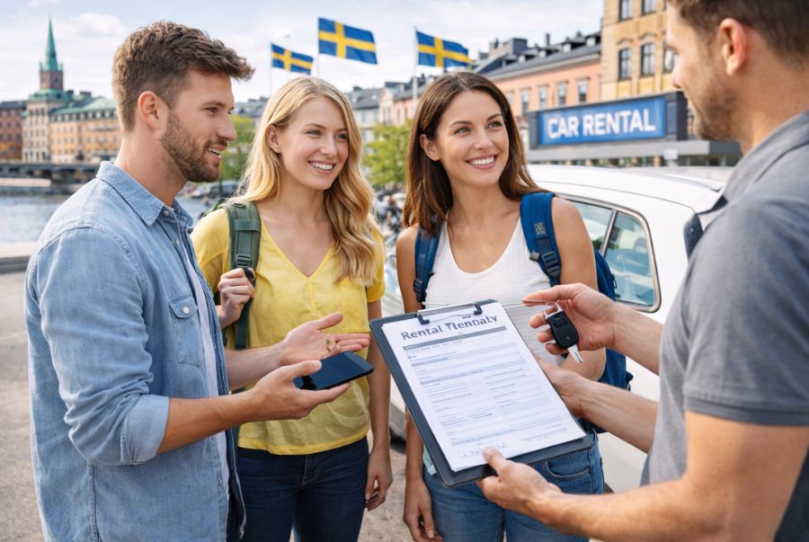 Dịch vụ thuê xe tự lái ở Thụy Điện có thủ tục đơn giản và dễ dàng
