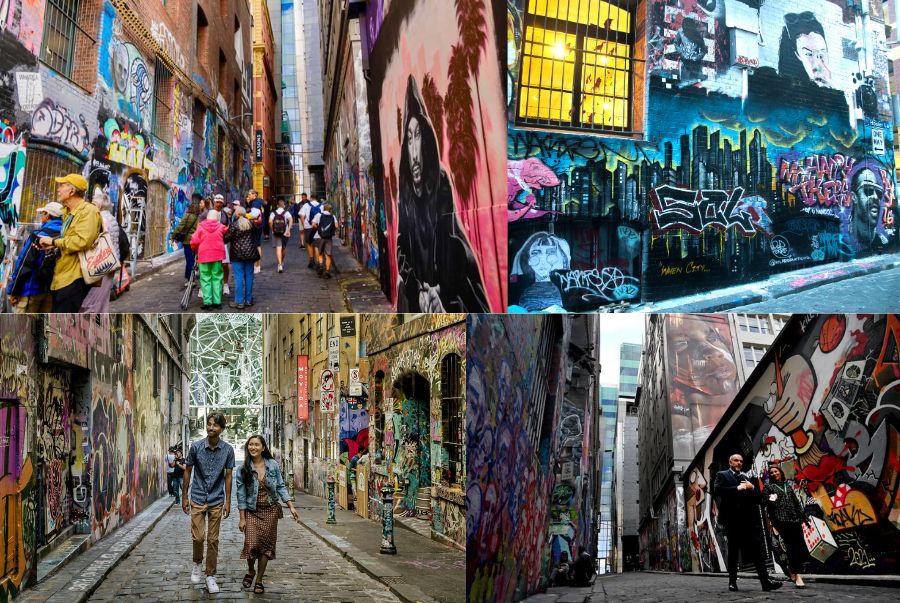 Trải nghiệm thưởng thức nghệ thuật đường phố tại các con hẻm laneway rực rỡ