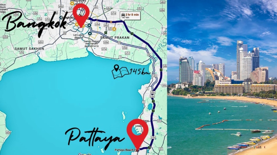 Tuyến đường từ Bangkok đến Pattaya là một trong những hành trình phổ biến nhất đối với du khách khi du lịch Thái Lan
