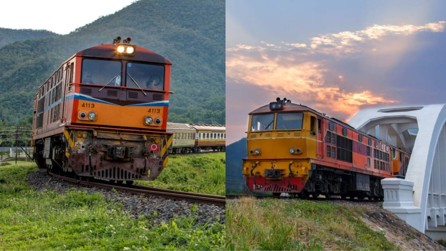 Di chuyển bằng tàu hỏa là một trải nghiệm độc đáo khi du lịch Pattaya từ Bangkok