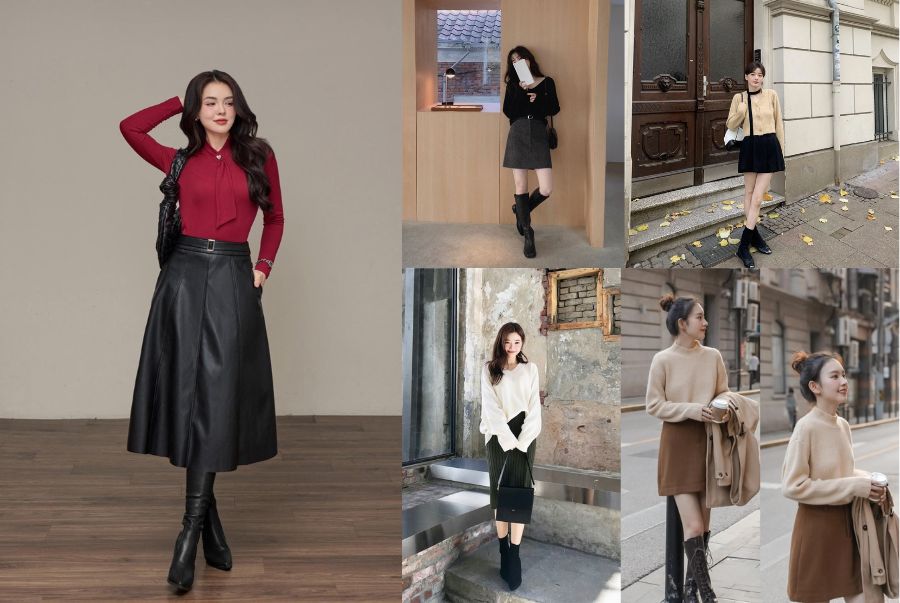 Một số các cách phối mang phong cách hiện đại khi mua sắm trên phố Huaihai