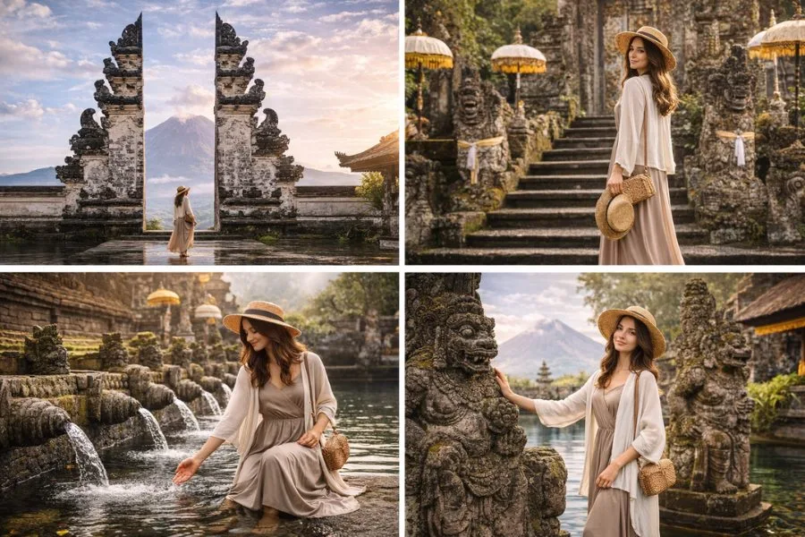 Việc tạo dáng thanh lịch không chỉ thể hiện sự tôn trọng mà còn giúp Bạn có những tấm ảnh đẹp