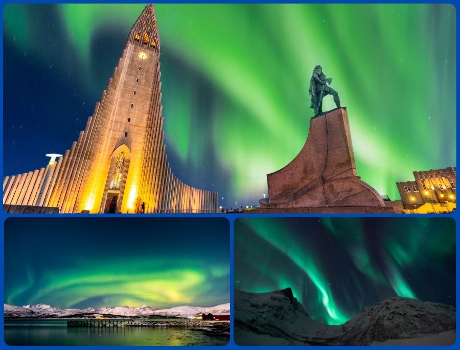 Khung cảnh rực rỡ của các điểm đến tại Bắc Âu trong mùa cực quang huyền ảo