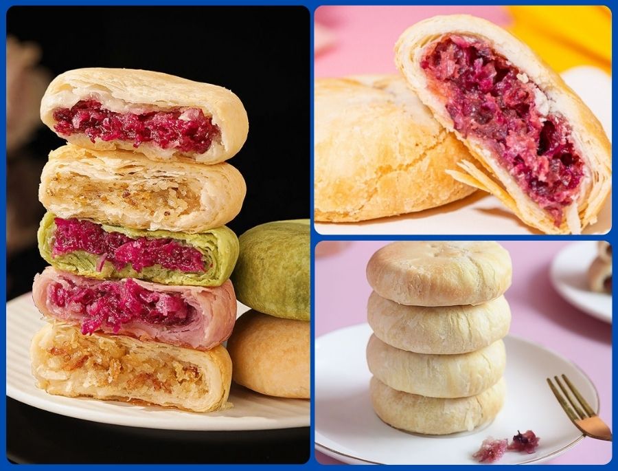 Bánh hoa hồng là món ăn vặt mang đặc trưng của Lệ Giang