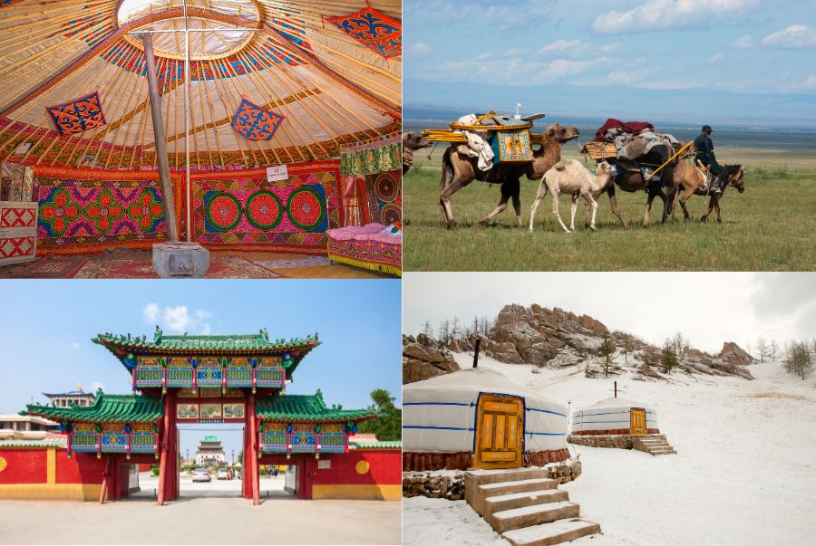 Một số các biểu tượng nổi tiếng của nền du lịch Mông Cổ