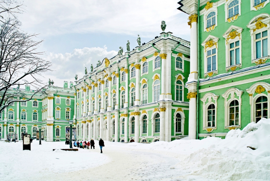 Cung điện Mùa Đông gắn liền với lịch sử Nga hoàng