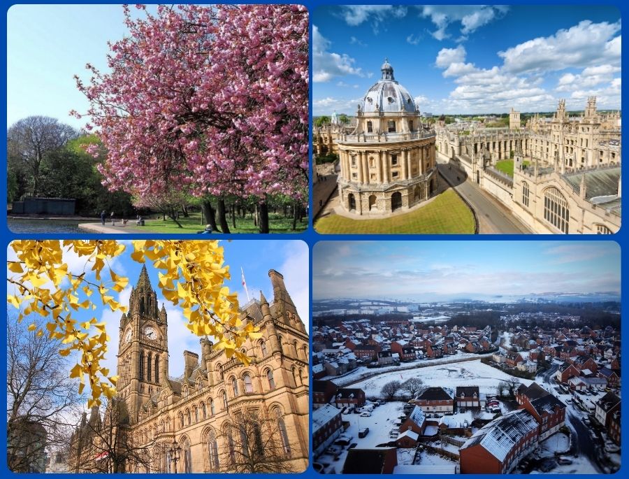 Vẻ đẹp rực rỡ của Anh quốc qua 4 mùa