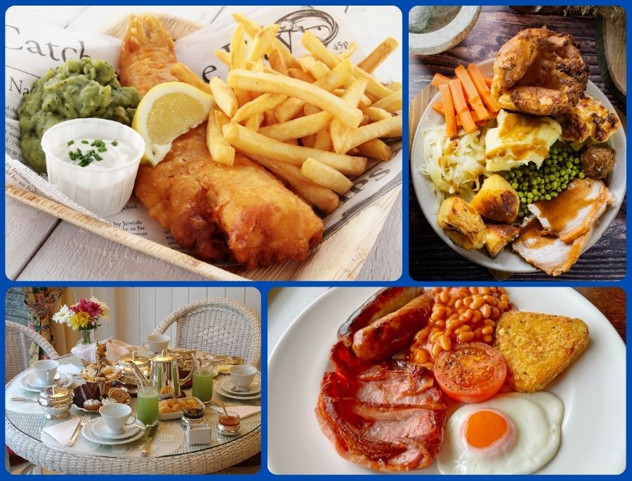 Một số những món ăn đặc trưng của nước Anh