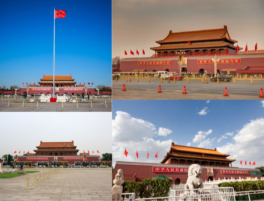 Đại lộ trải dài qua Quảng trường Thiên An Môn nổi tiếng của Trung Quốc