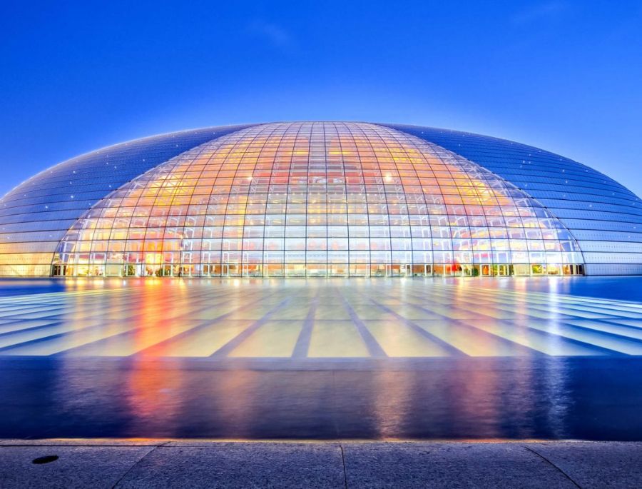 Vẻ đẹp và kết cấu độc đáo của nhà hát lớn Trung Quốc