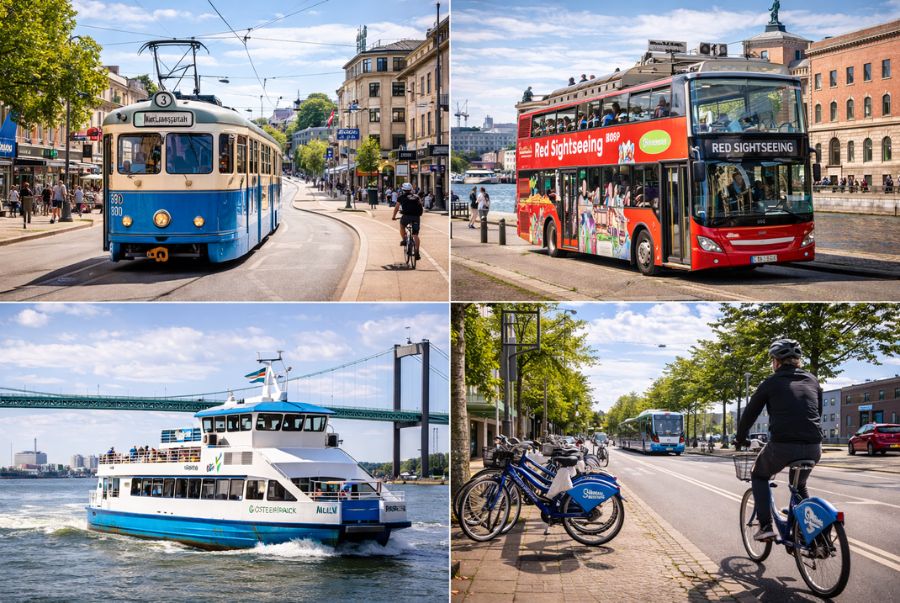 Gothenburg sở hữu hệ thống giao thông công cộng hiện đại, vận hành đơn giản