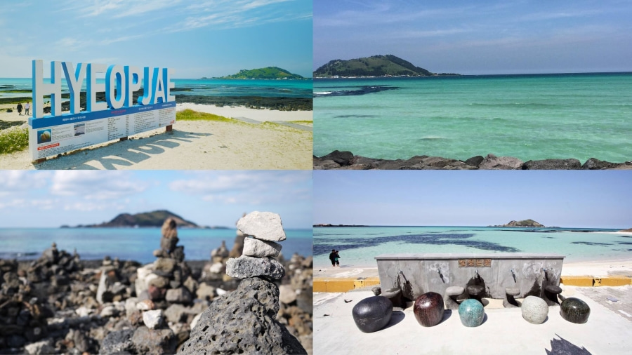 Bãi biển Hyeopjae là một trong những địa điểm 'check-in' được yêu thích nhất, thu hút đông đảo du khách khi đi du lịch Jeju