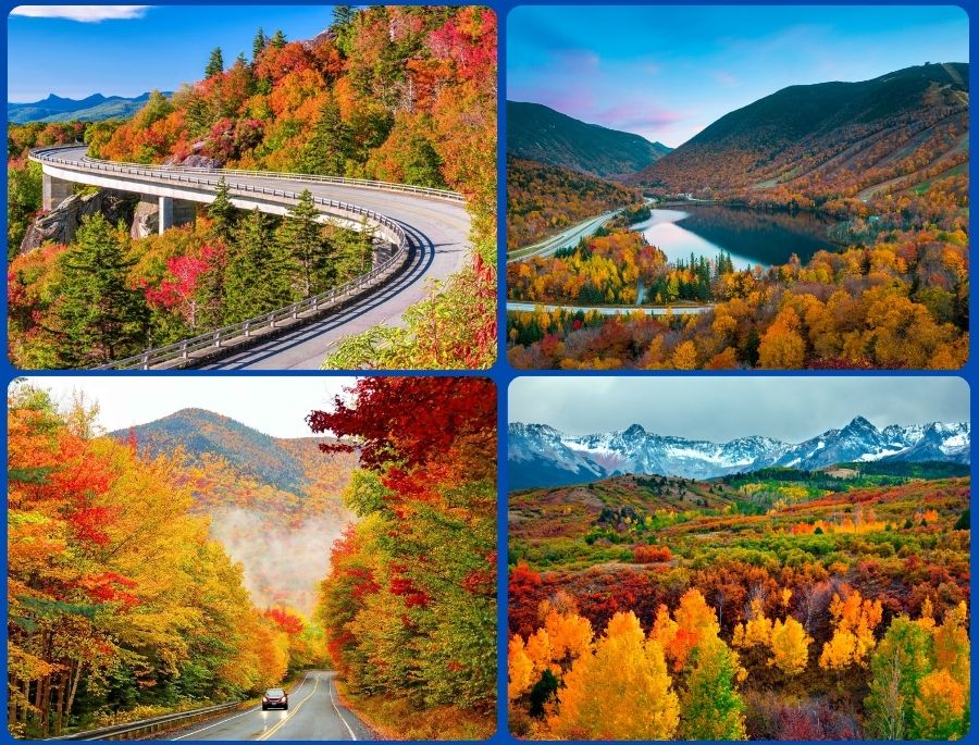 Cảnh đẹp tựa như tranh vẽ của nước Mỹ vào mùa thu