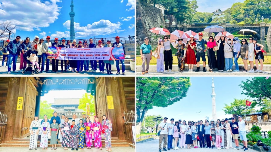 Những vị khách đã luôn tin tưởng và lựa chọn các tour du lịch Nhật Bản tại Top Ten Travel
