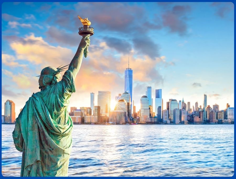 Khung cảnh trong xanh, rực rỡ của mùa hè tại Mỹ