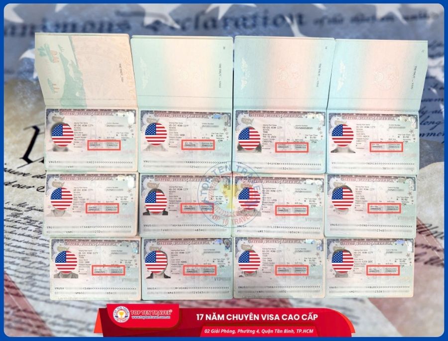 Visa Mỹ cập bến mỗi ngày tại Top Ten Travel