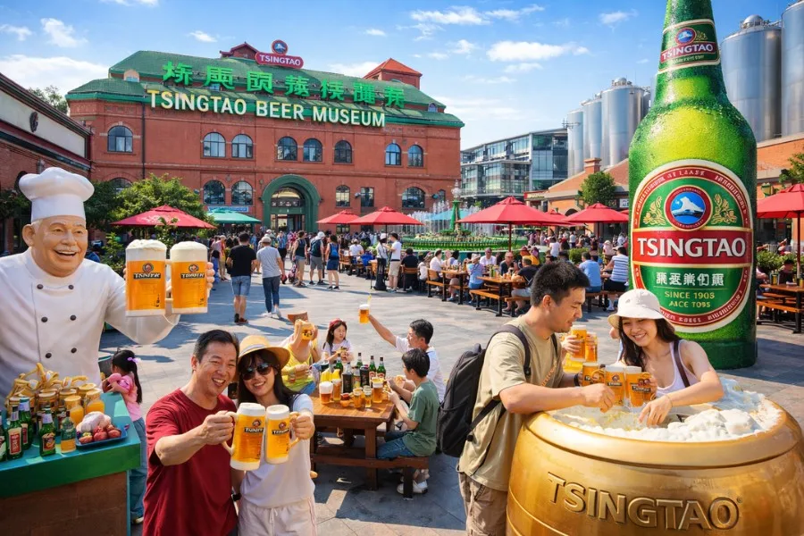 Đến với Bảo tàng bia Tsingtao, du khách sẽ có nhiều trải nghiệm hấp dẫn có một không hai