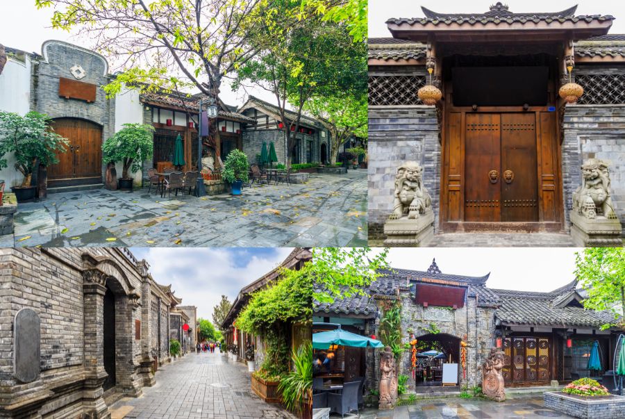 Ngõ Rộng Ngõ Hẹp (Kuan Zhai Alley) là một trong những khu phố cổ nổi tiếng và mang đậm nét văn hóa truyền thống của Thành Đô