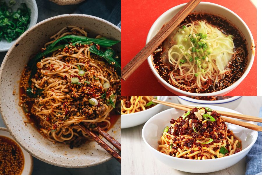 Mì Dan Dan bắt nguồn từ những gánh hàng rong trên phố Thành Đô