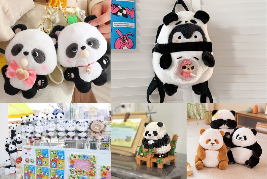 Những món quà lưu niệm gấu trúc vô cùng dễ thương