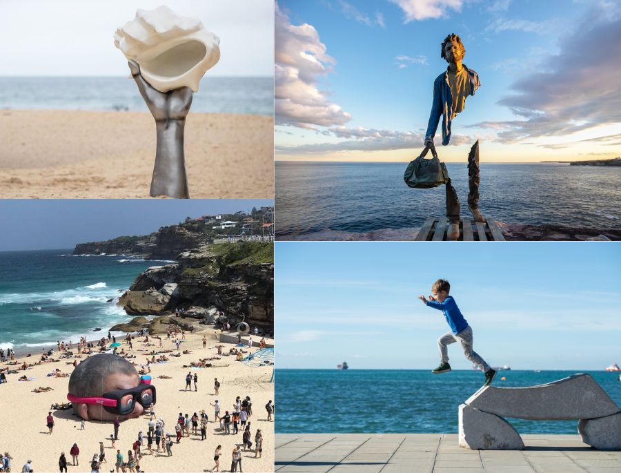 Lễ hội triển lãm điêu khắc Sculpture by the Sea ngoài bãi biển