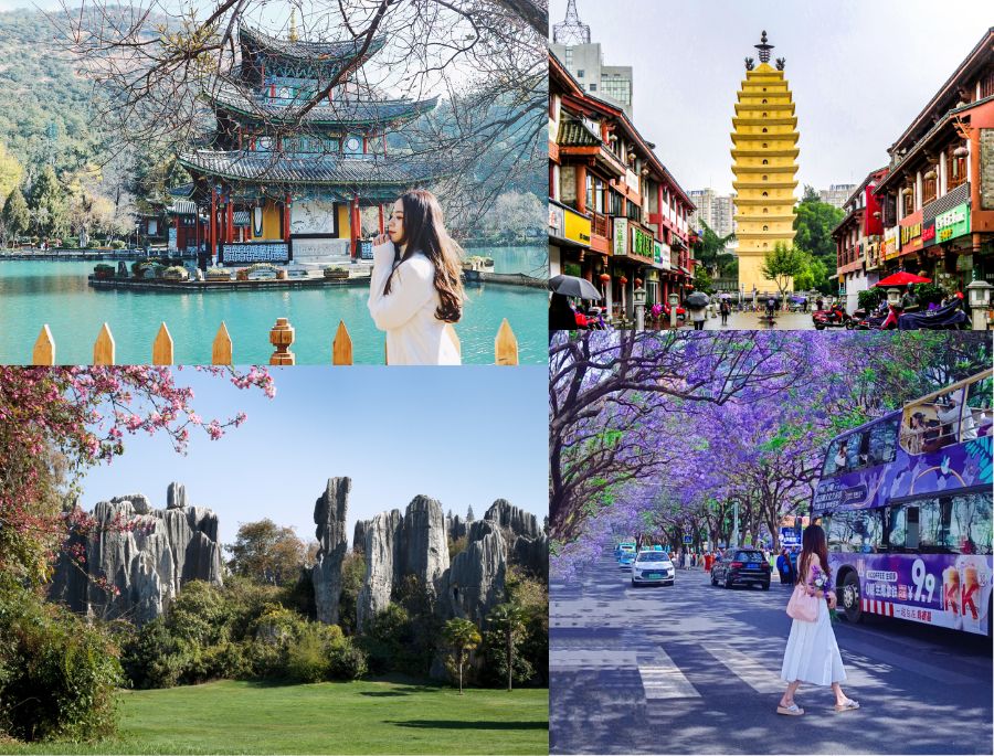 Côn Minh là thành phố mùa xuân với khí hậu dễ chịu quanh năm