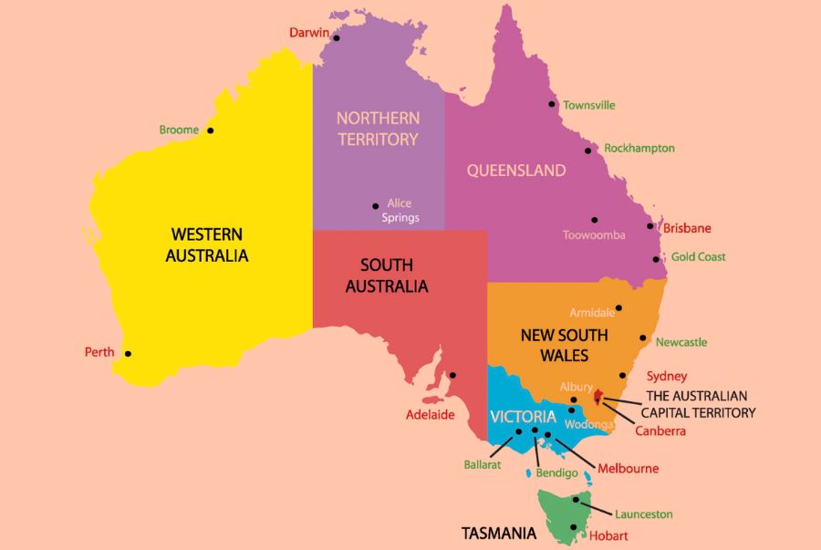 Victoria nằm ở khu vực đông nam nước Úc và sở hữu diện tích khá khiêm tốn