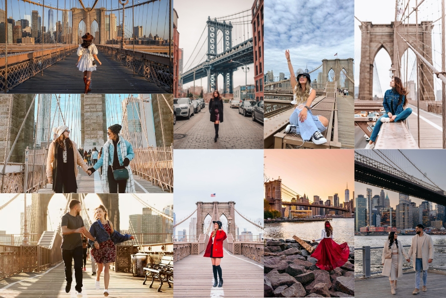 Cầu Brooklyn mang đến nhiều góc check-in tuyệt đẹp cho du khách