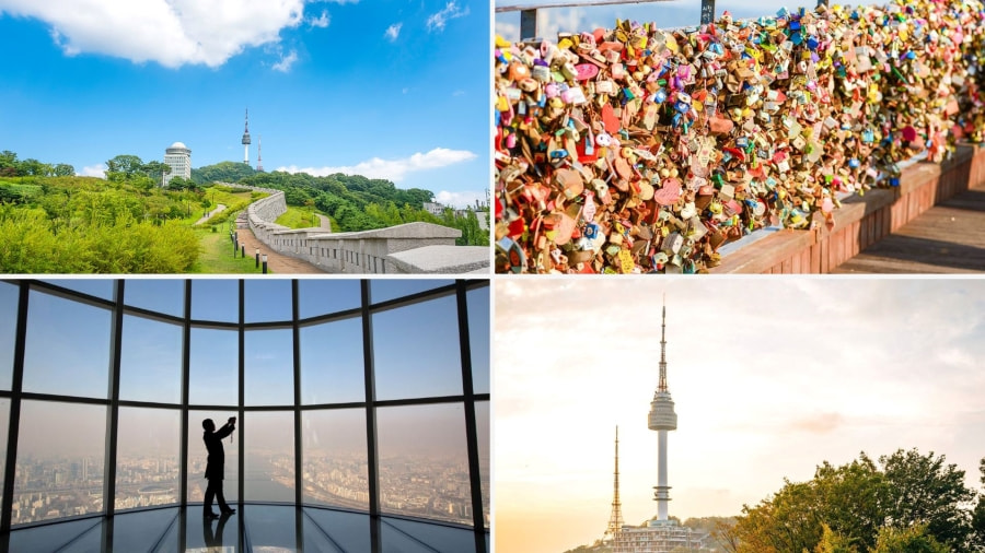 Tháp Namsan là một trong những địa điểm chụp ảnh đẹp ở Hàn Quốc mùa hè mà bạn không nên bỏ qua