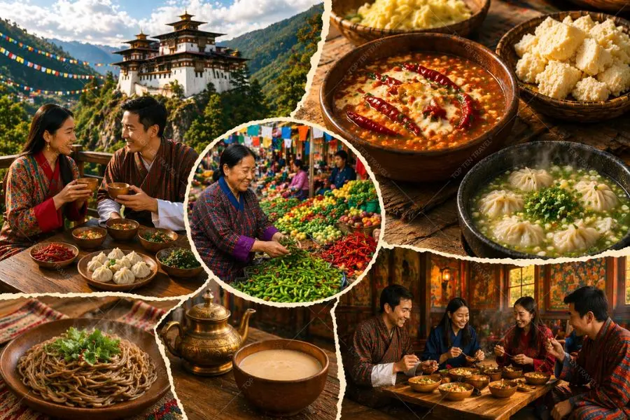 Các trải nghiệm văn hóa ẩm thực đặc sắc tại Bhutan