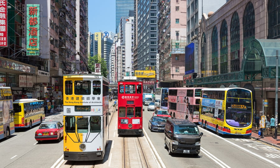 Hệ thống giao thông công cộng ở Hồng Kông vô cùng phát triển, hiện đại và hiệu quả