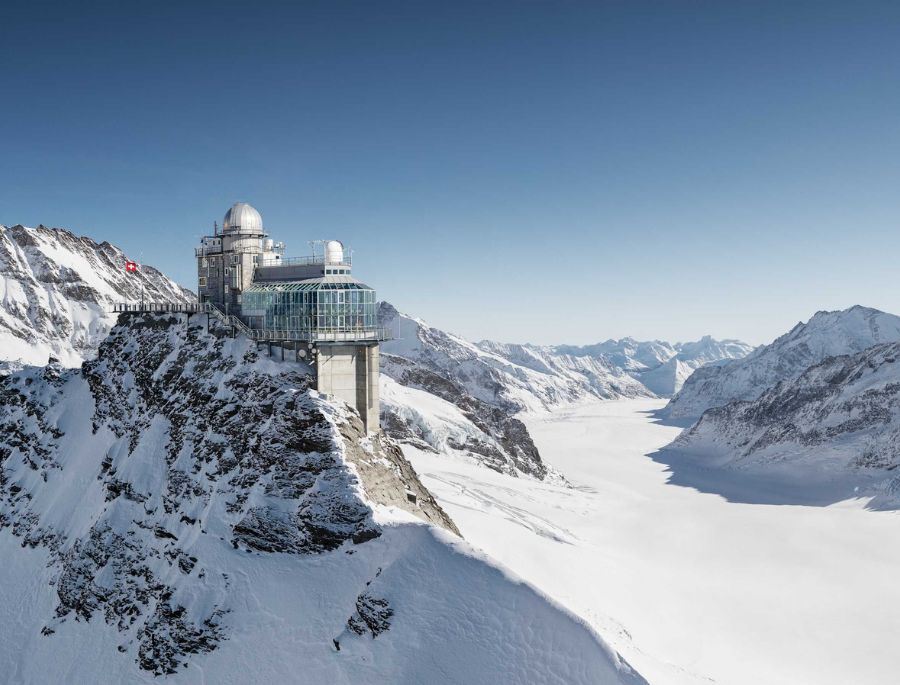 Đài quan sát Sphinx có tầm nhìn tuyệt đẹp từ trên cao