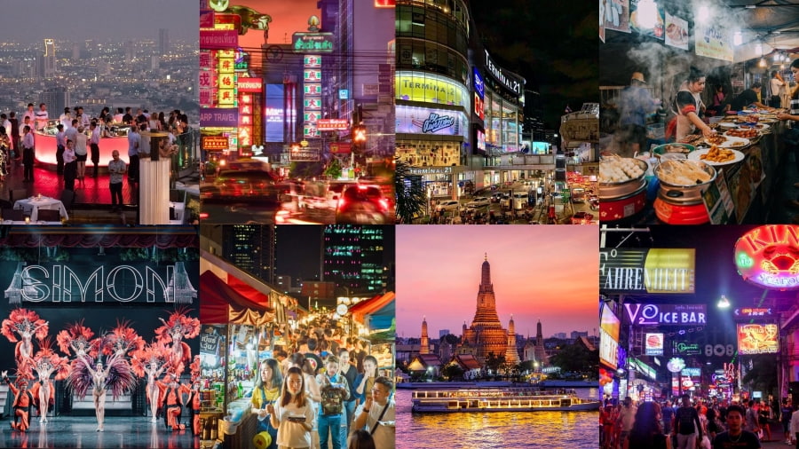 Bangkok về đêm, như khoác lên mình một diện mạo hoàn toàn mới – quyến rũ, sôi động và đầy mê hoặc