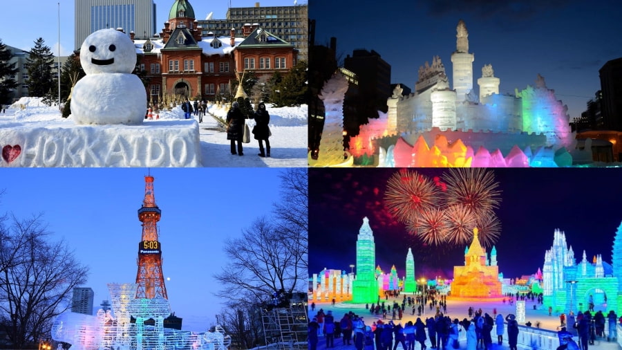 Lễ hội Tuyết Sapporo là một sự kiện mà bạn chắc chắn không muốn bỏ lỡ