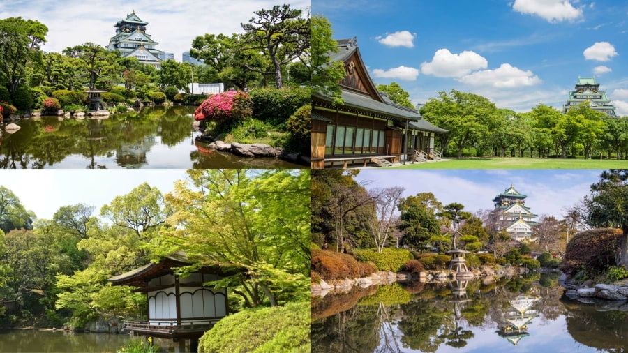 Vườn Nishinomaru Garden là một điểm đến lý tưởng cho chuyến du lịch Osaka 1 ngày của bạn