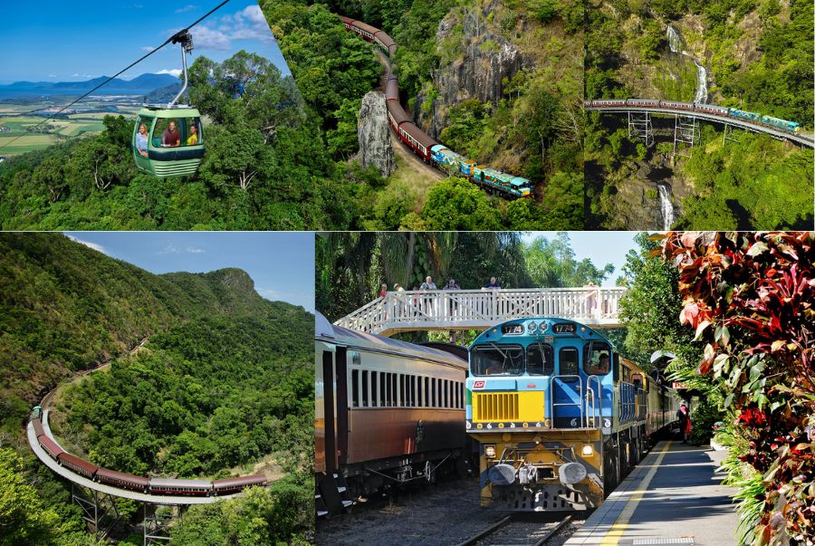 Kuranda Scenic Railway là một trong những chuyến tàu đưa du khách đi khám phá những di sản thiên nhiên