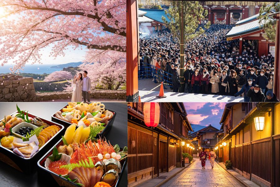 Các trải nghiệm hấp dẫn khi đi tour du lịch Nhật Bản ngày tết