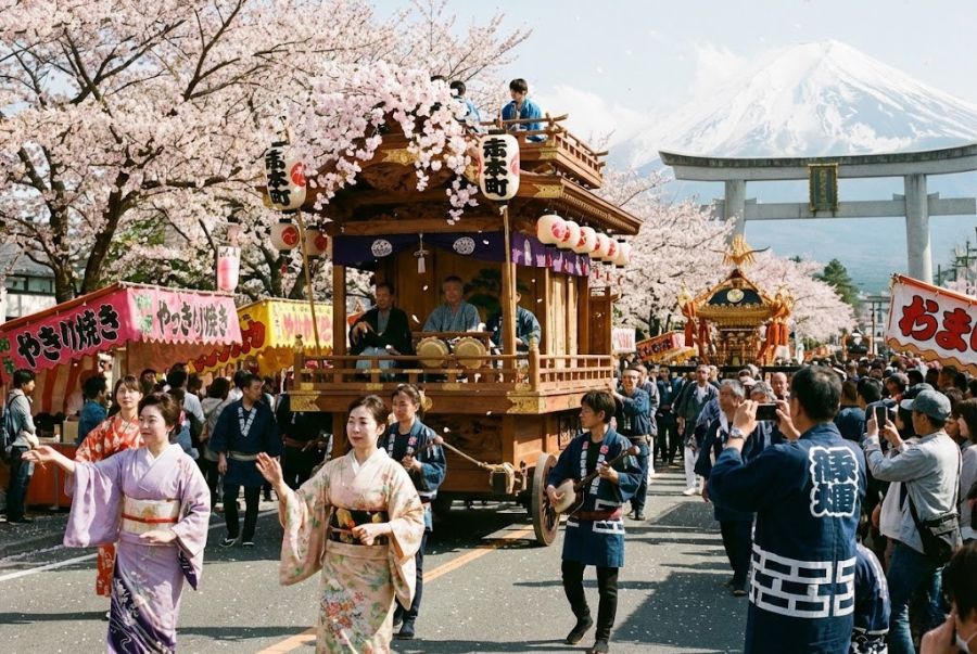 Các lễ hội đặc sắc vào mùa xuân tại Nhật Bản